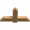 Ekena Millwork Eugene Smooth Timber Gable Bracket, Western Red Cedar, 36"W x 19"H x 3 1/2"D x 5 1/2"F, 13/12 Pitch GBW036X19X0406EUG00SWR - alternate 2